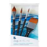Princeton Aqua Elite Professional Brush Set for Watercolors - 4pc