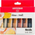 Royal Talens Amsterdam Acrylic Paint Set 0.67oz/20ml - (6 Pack) Metallics Series
