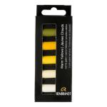 Rembrandt Soft Pastel 5 Half Stick Micro Set- Warm Yellow