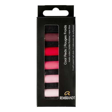 Rembrandt Soft Pastel 5 Half Stick Micro Set- Cool Reds