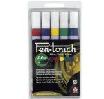 Sakura Pen-Touch Medium Set Acrylic Paint Markers- Basic Assortment 5pc Set 42592