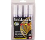 Sakura Pen-Touch Medium Set Flourescent Paint Markers- 4pc Set 42593