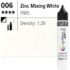System3 Fluid Acrylics Zinc Mixing White -29.5ml Applicator Bottle 139029006