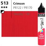 System3 Fluid Acrylics Crimson -29.5ml Applicator Bottle 139029513