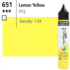 System3 Fluid Acrylics Lemon Yellow -29.5ml Applicator Bottle 139029651