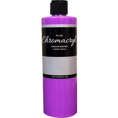 Chromacryl Acrylic Paint - (16.9oz/473ml) Neon Violet CH1225