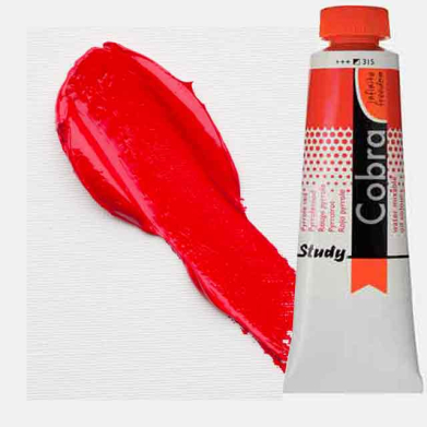 Royal Talens Cobra Study Water Mixable Oil Paint 40ml Pyrrole Red 315 - RT25053150