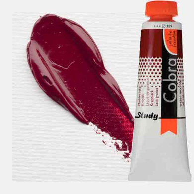 Royal Talens Cobra Study Water Mixable Oil Paint 40ml Madder Lake 389 - RT25053890