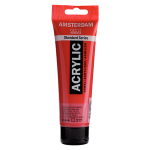 Royal Talens Amsterdam Acrylic Paint - (0.7oz/20ml) Transparent Red Medium RT17043170