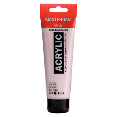 Royal Talens Amsterdam Acrylic Paint - (0.7oz/20ml)  Light Rose RT17043610