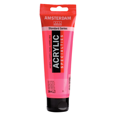Royal Talens Amsterdam Acrylic Paint - (0.7oz/20ml) Reflex Rose RT17043840