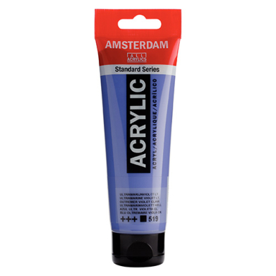 Royal Talens Amsterdam Acrylic Paint - (0.7oz/20ml) Ultramarine Violet Light  RT17045190
