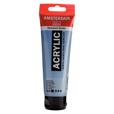 Royal Talens Amsterdam Acrylic Paint - (0.7oz/20ml) Greyish Blue RT17045620