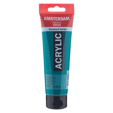 Royal Talens Amsterdam Acrylic Paint - (0.7oz/20ml) Phthalo Green RT17046750