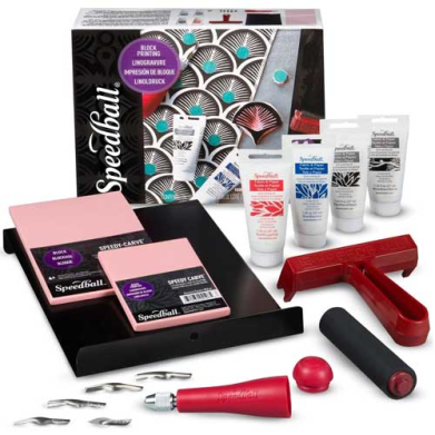Speedball Deluxe Fabric Block Printing Kit 3484