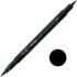 Lyra Aqua Brush Duo Marker Black  LYL6520099