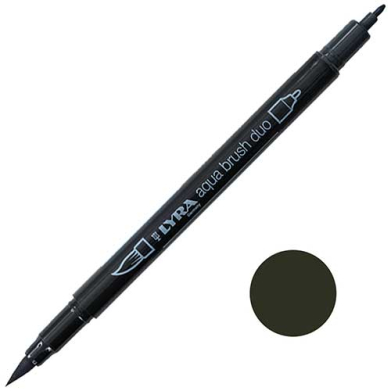 Lyra Aqua Brush Duo Marker Warm Grey Deep  LYL6520198