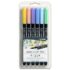Lyra Aqua Brush Duo Marker 6ct Set Pastels  LYL6521061