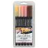 Lyra Aqua Brush Duo Marker 6ct Set Skin Tones  LYL6521062