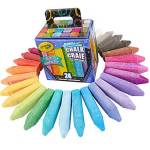 Crayola Washable Glitter Sidewalk Chalk 24ct  51-8300