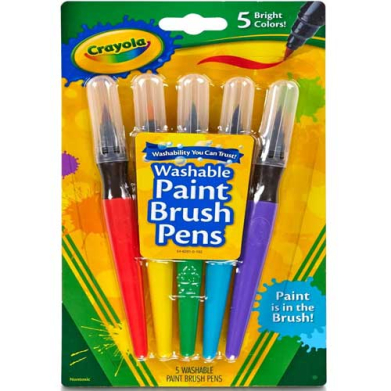 Crayola Paint Brush Pens - (5 Pack) Assorted Colors