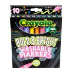 Crayola Washable Broad Line Markers - (10 Pack) Bold & Bright