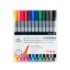 Royal Langnickel Assorted Dual Tip Artist Markers 12ct : Fineliner/Brush  MARK-2201