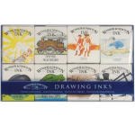 Winsor & Newton Dye-Based Drawing Ink - 8ct Williams Collections WN1090094
