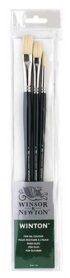 Winsor & Newton Winton Hog Bristle Long Handle Brush Set 3PK  WN5990605