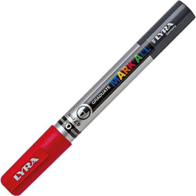 Lyra Graduate Mark All Acrylic Paint Marker .7mm - Red LYL6800018
