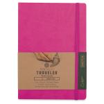 Pentalic Traveler Pocket Journal 3" x 4" - (160 Pages, 74lb) Sketch, Bright Pink