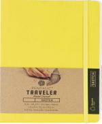 Pentalic Traveler Pocket Journal 3" x 4" - (160 Pages, 74lb) Sketch, Citrine Yellow