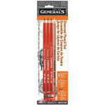 General's Charcoal Pencil Kit w/ Sharpener - (5 Pieces)  GEN557S-ABP