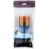 Royal Langnickel 3pc Large Flat Golden Taklon Brush Set   RSET-9352