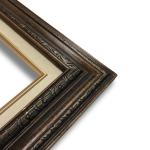 Econo Frame Brushed Gold with Linen Liner - 9" x 12"