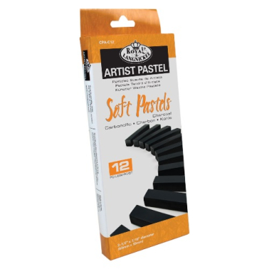Royal & Langnickel Artist Charcoal- 12pc  CPA-C12