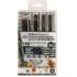 Royal Langnickel Acrylic Paint Marker Set - 4ct Black Assorted Tips  MARK-2701