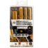 Royal Langnickel Acrylic Paint Marker Set - 4ct Gold Assorted Tips  MARK-2703