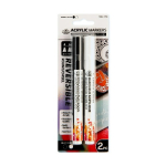 Royal Langnickel Acrylic Paint Marker Set - 2ct 2mm Black/White  MARK-2724