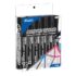 Bazic Chisel Tip Black Permanent Marker (12/Pack)  BZ1274