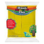 Bazic Non-Hardening Modeling Clay - 4ct/4oz -1lb Yellow  BZ3339