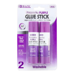 Bazic Washable Disappearing Small Glue Sticks  -2pk (0.7oz/21g)  BZ2022