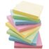Bazic Stick On Notes 3" X 3" Pastel 100 Ct. (12/pk)  BZ5161
