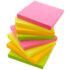 Bazic Stick On Notes 3" X 3" Neon 100 Ct. (12/pk)  BZ5162