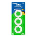 Bazic Invisible Tape Refills for Desktop Dispenser   3pk 3/4"x1296"  BZ902