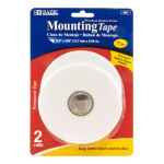 Bazic Double Sided Foam Mounting Tape 2pk 0.5"x200"  BZ981