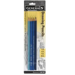 General's Artist Graphite Drawing Pencil Set - 4pk 697-BP