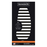General's Compressed Charcoal Sticks - (12 Pack) / Reuseable Case   95712ABP