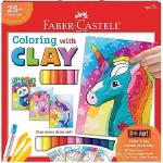 Faber Castell Do Art Coloring with Clay 25pc Unicorn & Friends   FC14335