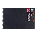 Amsterdam Black Hard, Spiral-bound Sketchbook (A4)  8.27"x11.69"   93023021
